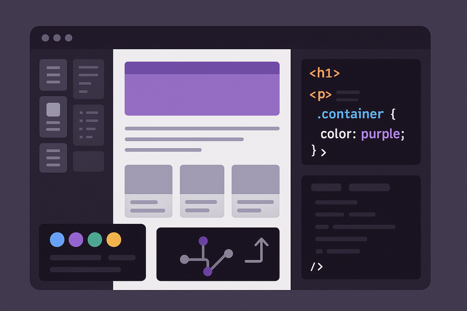 Web Studio Illustration