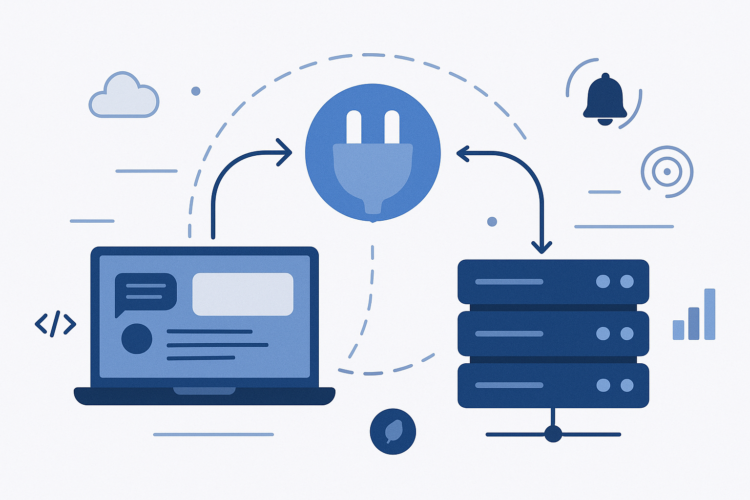 Web Socket Illustration